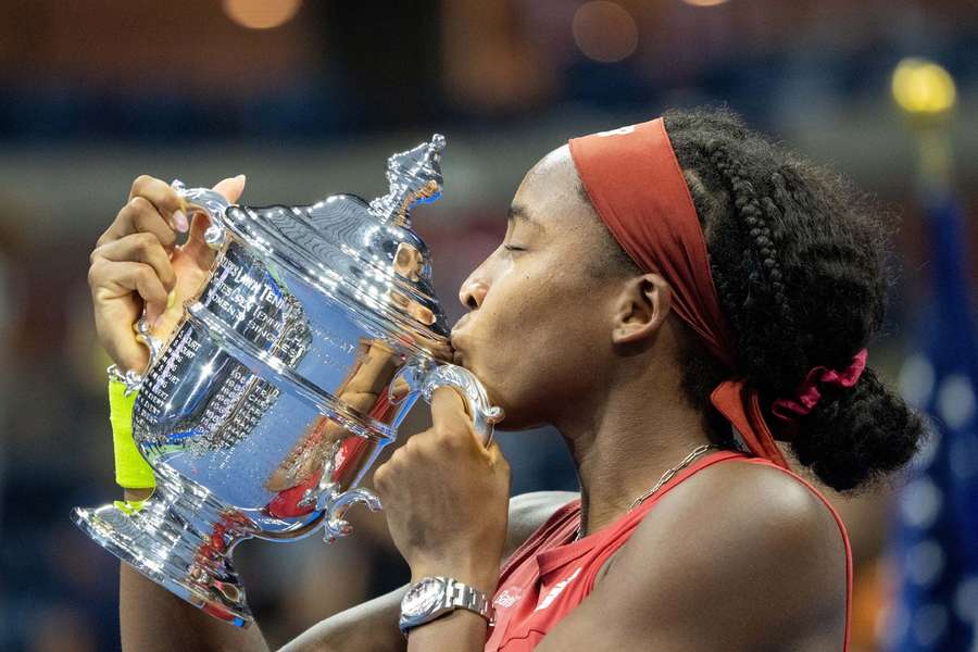 Gauff won her first Grand Slam title at the US Open