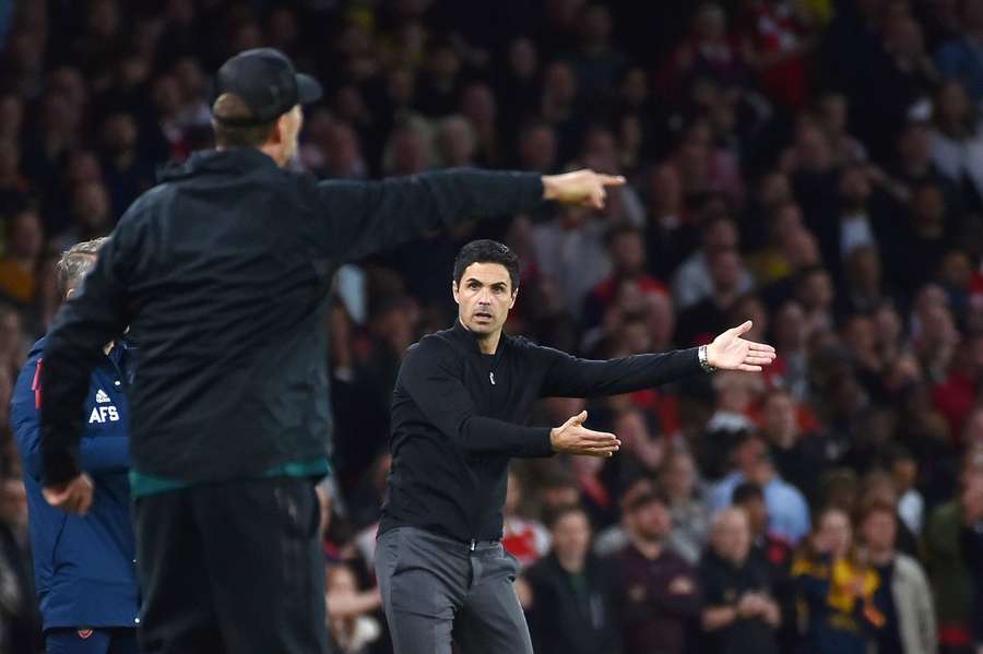 Mikel Arteta und Jurgen Klopp treffen am Sonntagnachmittag wieder aufeinander