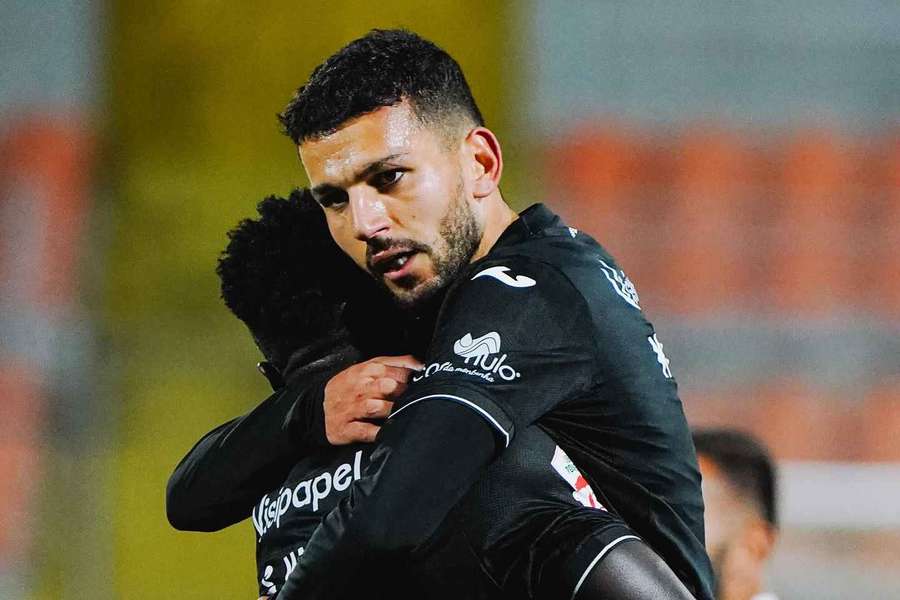 Messeguem festeja o golo da vitória 