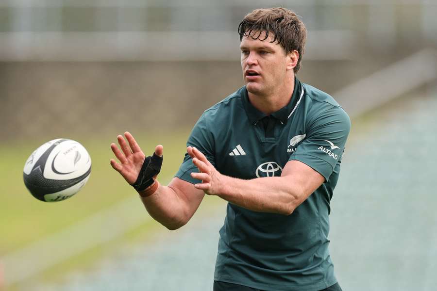 Scott Barrett pictured in training Scott Barrett pictured in training