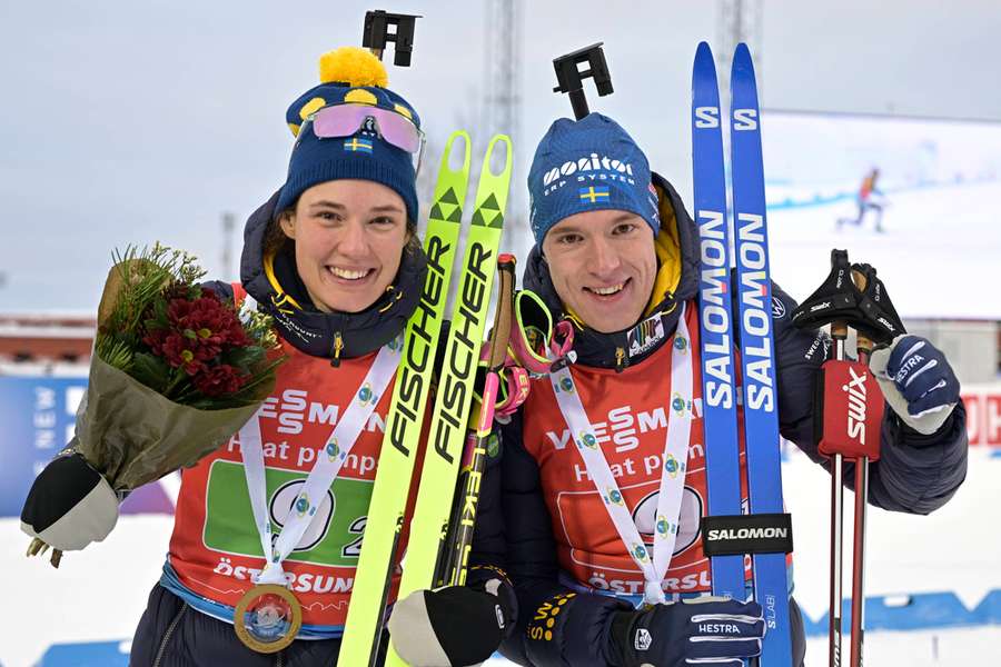 Szwedzi najlepsi w supermikście, Polacy na 13. miejscu podczas biathlonowego Pucharu Świata