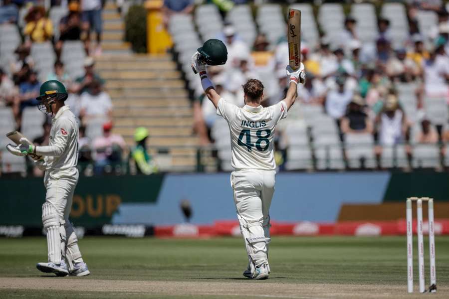 Josh Inglis became the first Australian man to record two centuries in all three international formats. Josh Inglis became the first Australian man to record two centuries in all three international formats.