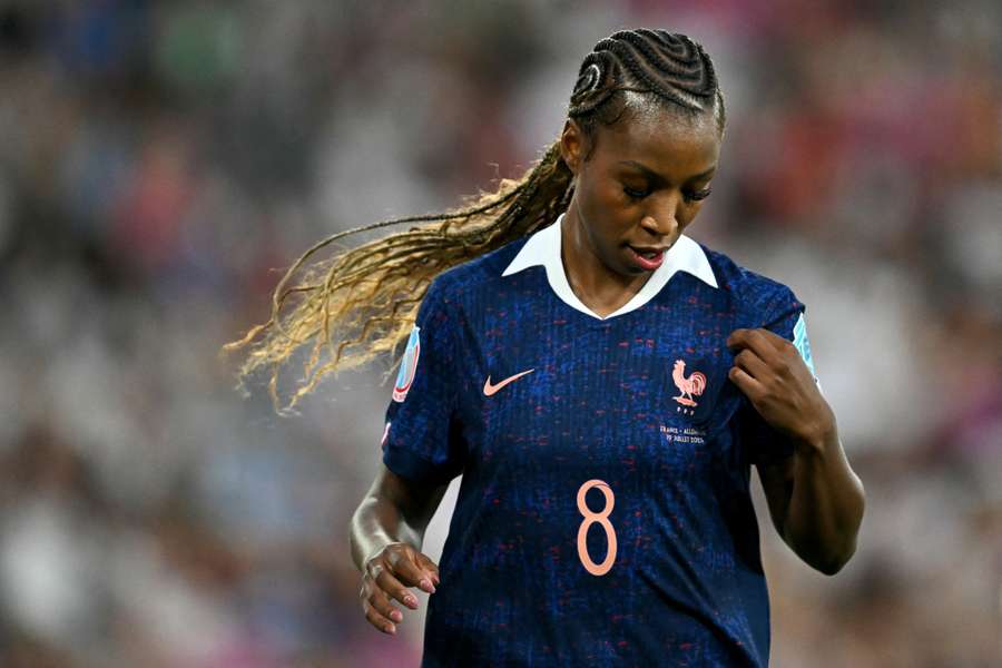 Grace Geyoro beim Länderspiel gegen Deutschland im Juli