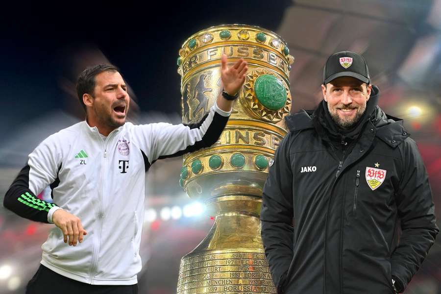 Zsolt Löw im Duell gegen Sebastian Hoeneß.