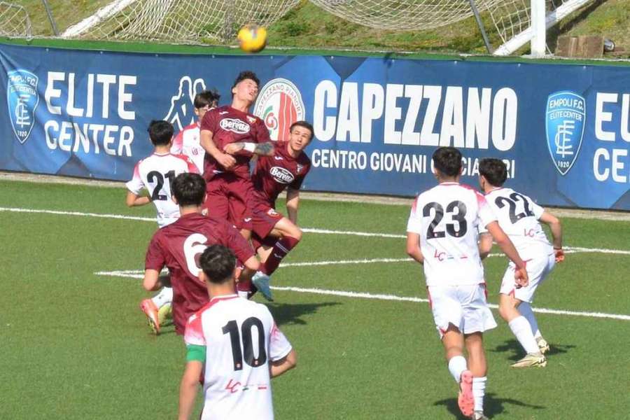 Il Torino contro la Vis Pesaro nella Viareggio Cup