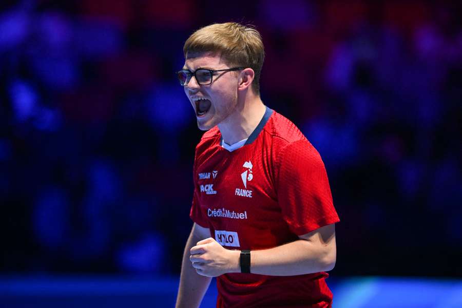 Alexis Lebrun lors de la Coupe du monde le 2 avril.