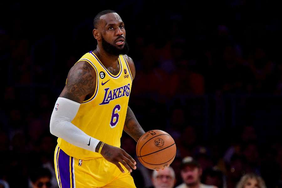 Los Angeles Lakers forward LeBron James 