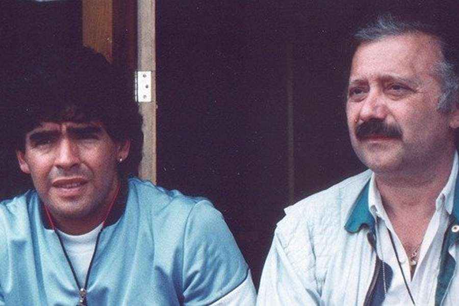 Gianni Minà con Diego Maradona