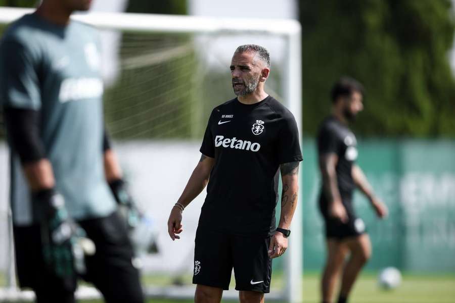 Rui Borges, treinador do Sporting Rui Borges, treinador do Sporting
