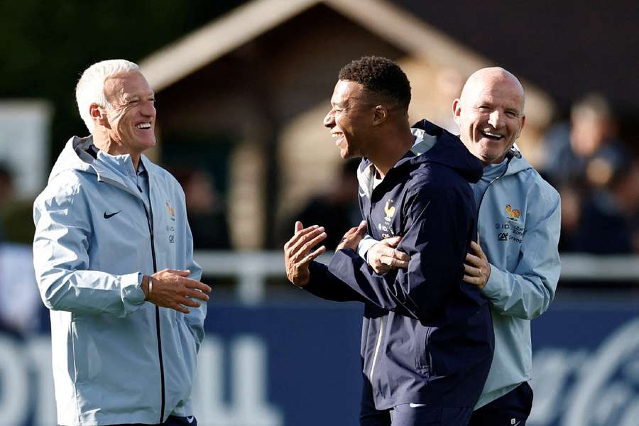 Mbappe in training Mbappe in training