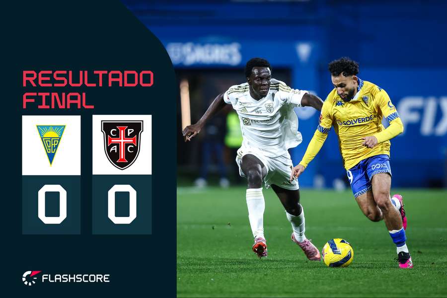 Desinspiração até quando tudo parecia fácil: Estoril e Casa Pia empatam a zero