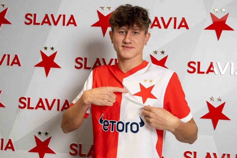 Talentovaný obránce Slavie Tobias Boledovič