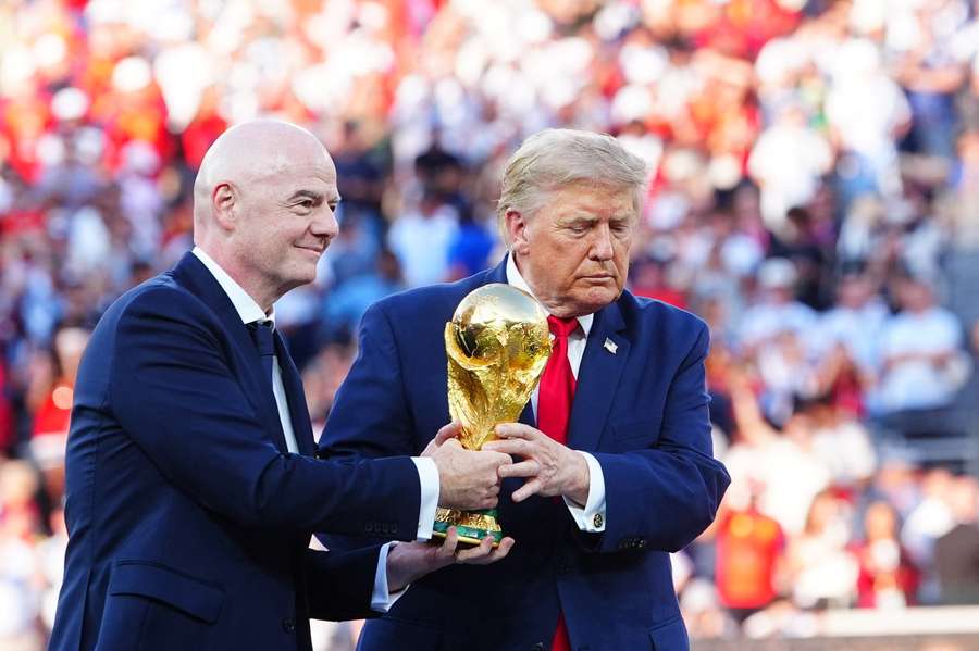 Gianni Infantino et Donald Trump
