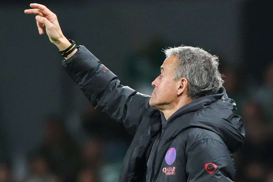 Luis Enrique, treinador do Paris SG