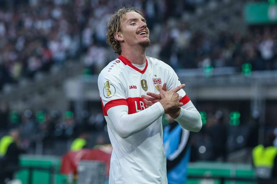 Nick Woltemade im DFB-Pokalfinale. Nick Woltemade im DFB-Pokalfinale.