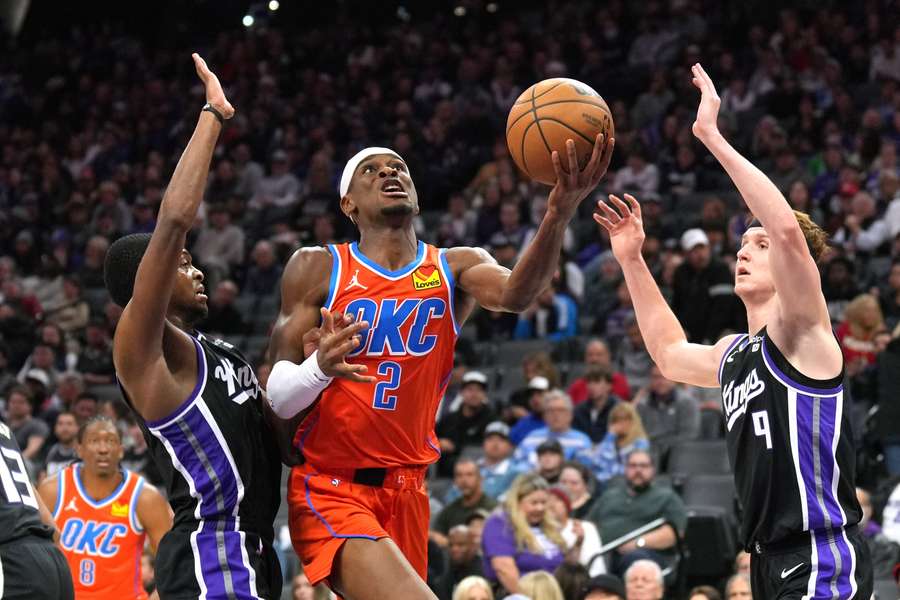 Oklahoma City Thunder guard Shai Gilgeous-Alexander in action