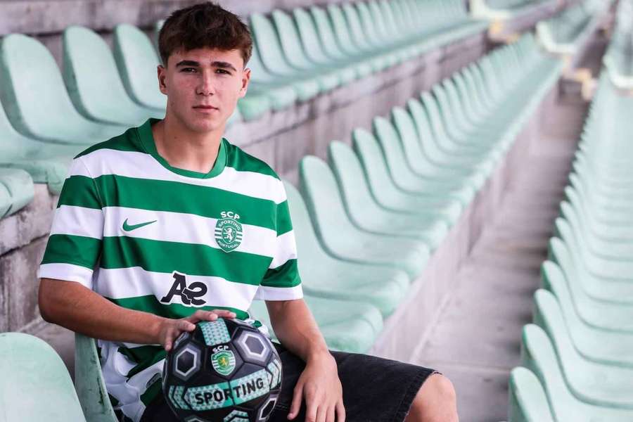 Afonso Marques com a nova camisola