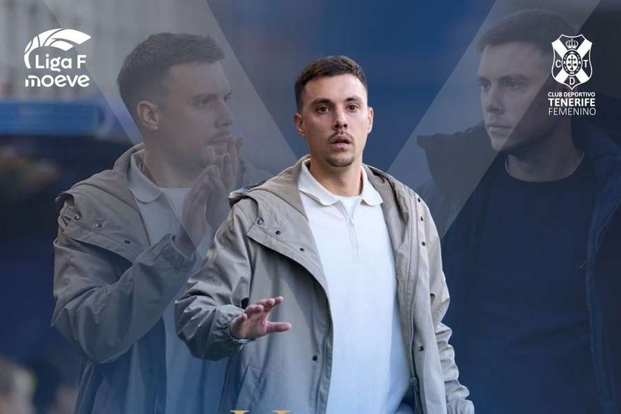 Yerai Martín apresentado no Tenerife