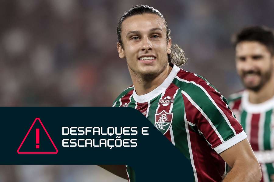 Canobbio está suspenso e desfalca o Fluminense contra o Grêmio