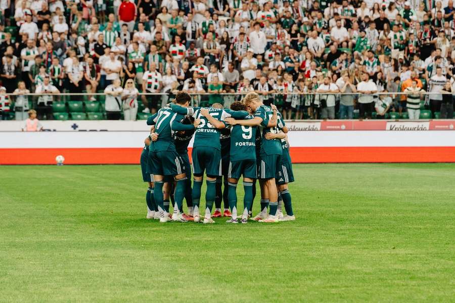 Legia Warszawa podczas domowego meczu przeciwko Arce Gdynia