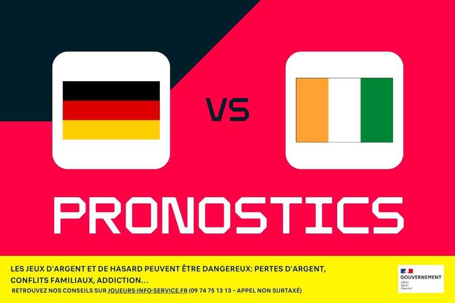 Allemagne - Côte d’Ivoire : pronostics CDM, meilleurs paris et cotes (2eme journée) Allemagne - Côte d’Ivoire : pronostics CDM, meilleurs paris et cotes (2eme journée)