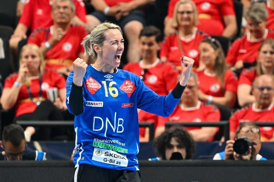 Katrine Lunde under sidste sæsons Final 4