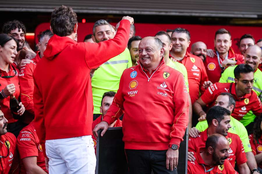 Frédéric Vasseur, chefe de equipa da Ferrari