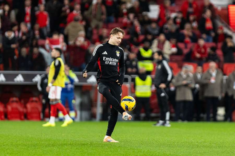 Schjelderup está avaliado em 14,3 milhões de euros pelo Flashscore