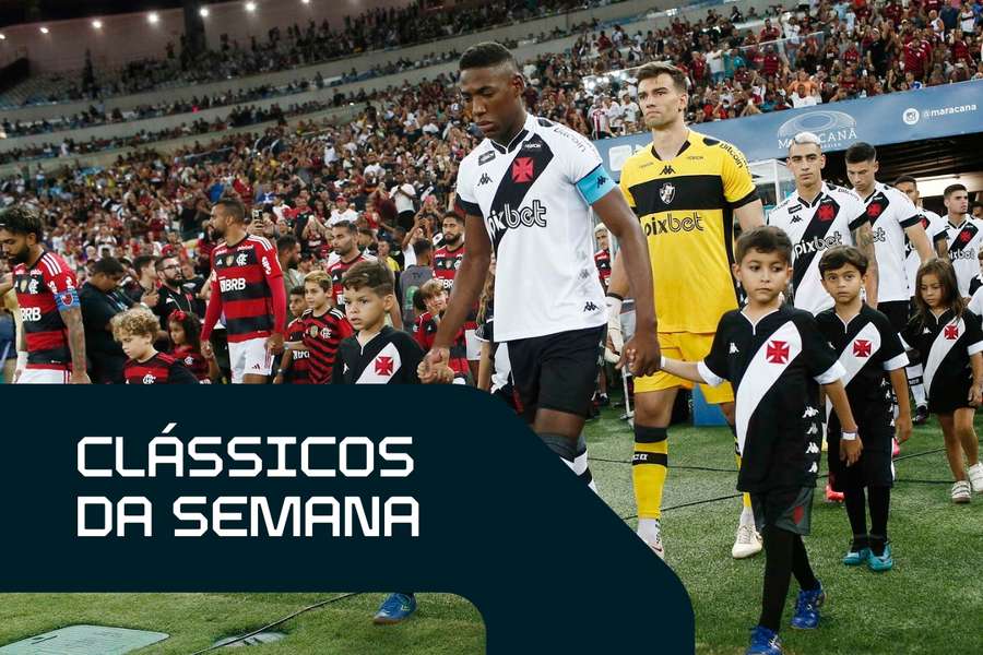 O Brasileirão tem dois clássicos neste findi