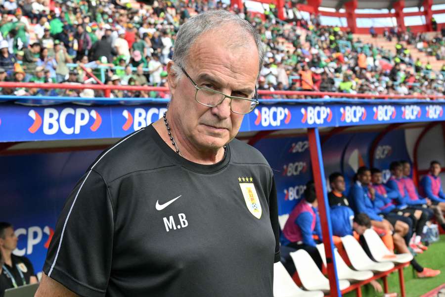 Uruguay's Argentine head coach Marcelo Bielsa 