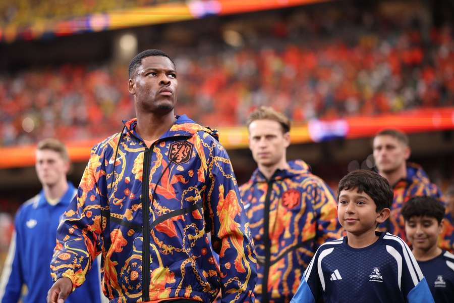 Netherlands right back Denzel Dumfries