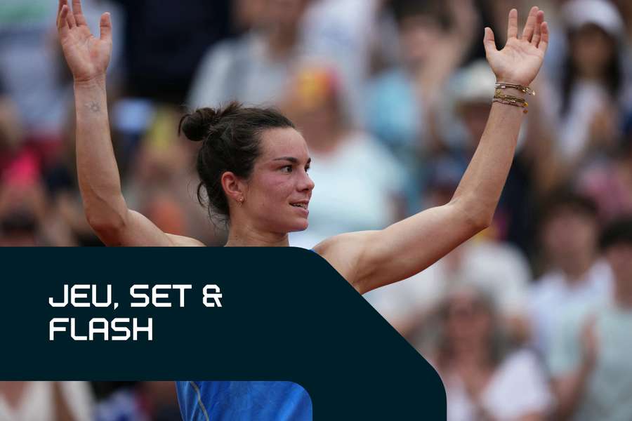 Loïs Boisson à Roland-Garros.