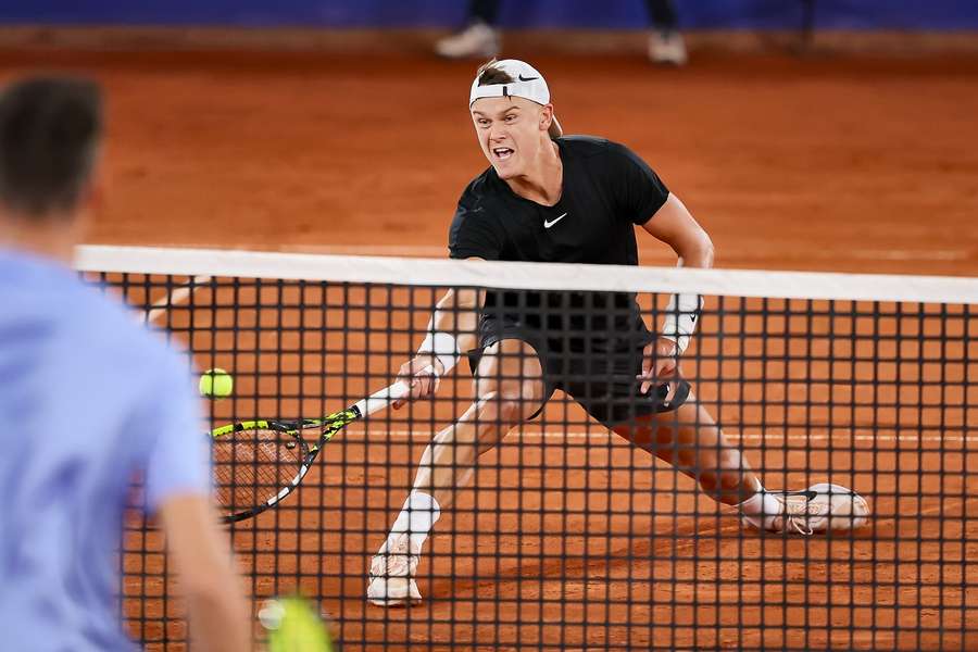 Holger Rune retired in the first round in Monte Carlo