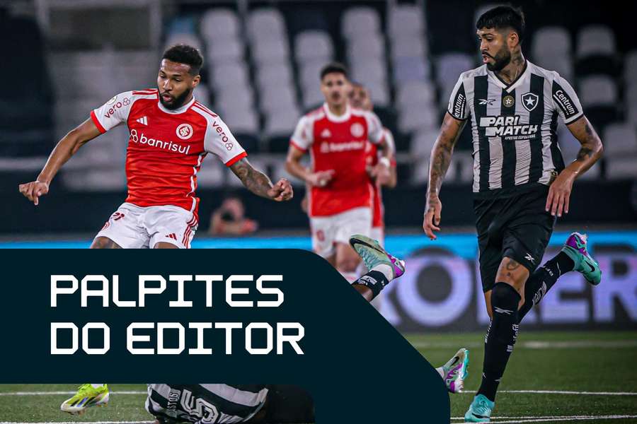 Inter e Botafogo fazem um dos grandes jogos da penúltima rodada do Brasileirão