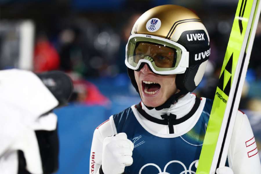 Austria's Jan Hoerl in action during the final round