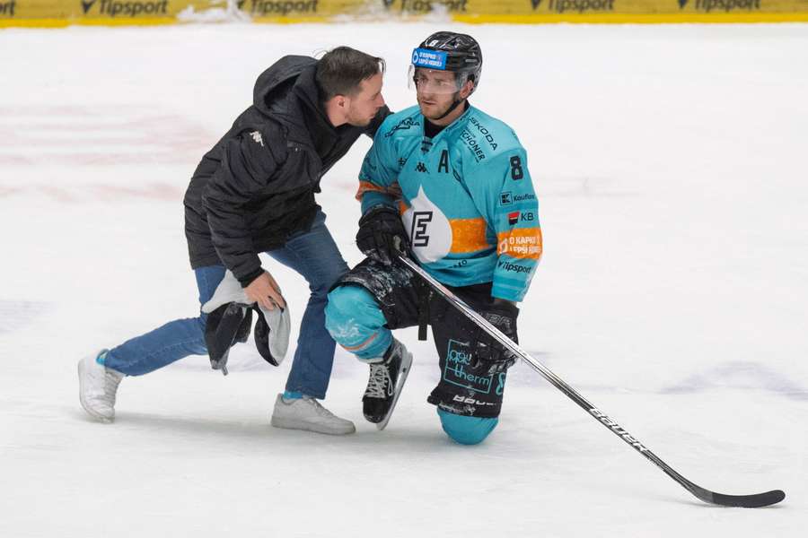 Beránek se zranil v posledním extraligovém zápase.