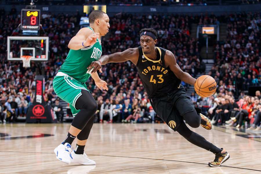 Fra Boston Celtics' sejr over Toronto Raptors.