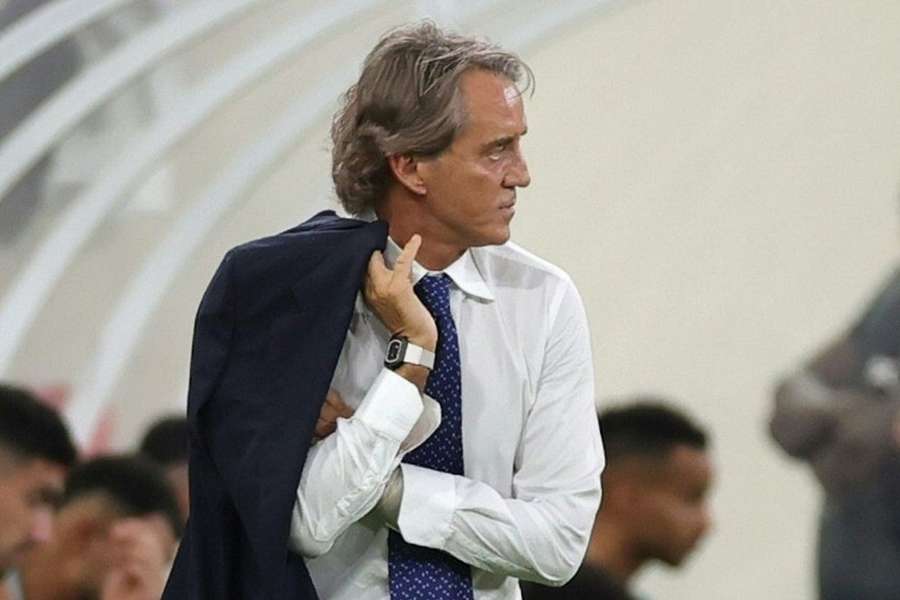 Roberto Mancini deixou o comando técnico da Arábia Saudita