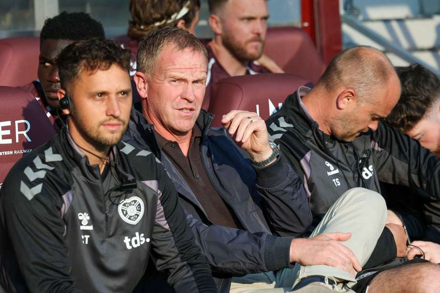 Wouter Vrancken, treinador do Hearts Wouter Vrancken, treinador do Hearts