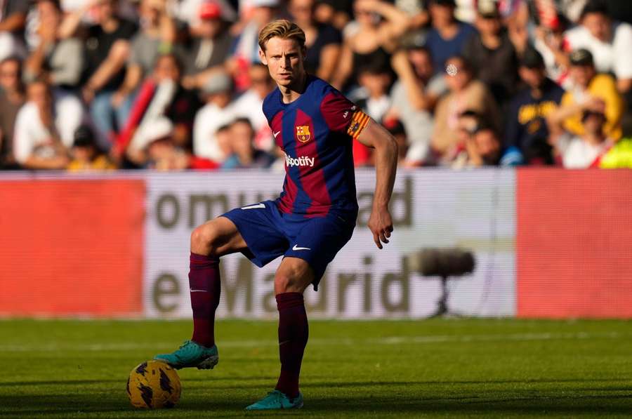 Frenkie de Jong speelde weer mee bij FC Barcelona