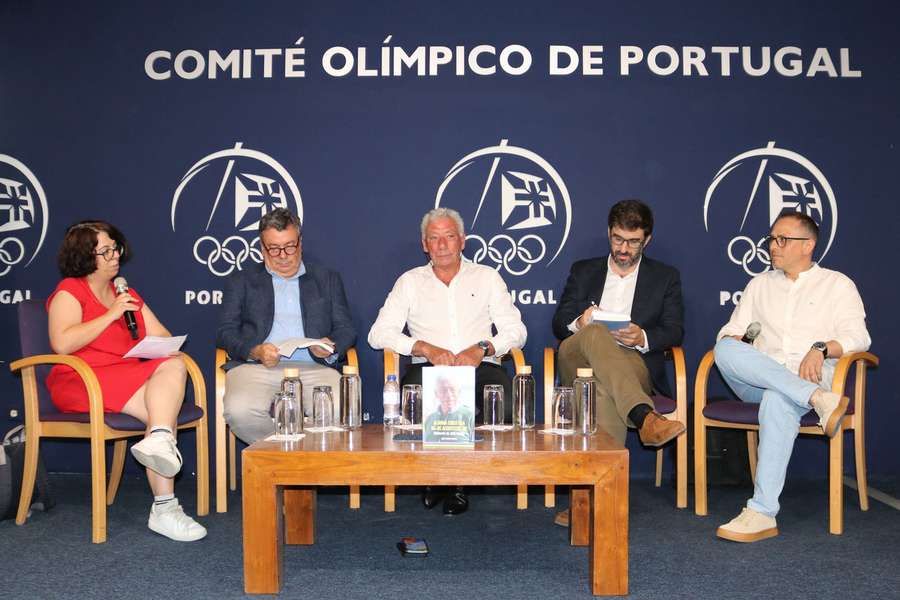 José Poeira, na apresentação da biografia José Poeira, na apresentação da biografia