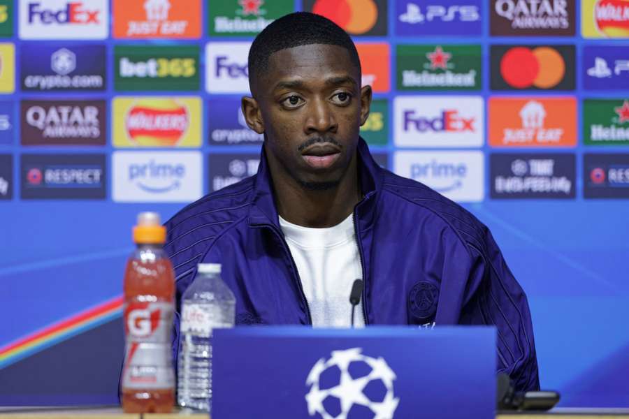 Dembélé, este lunes en Birmingham.
