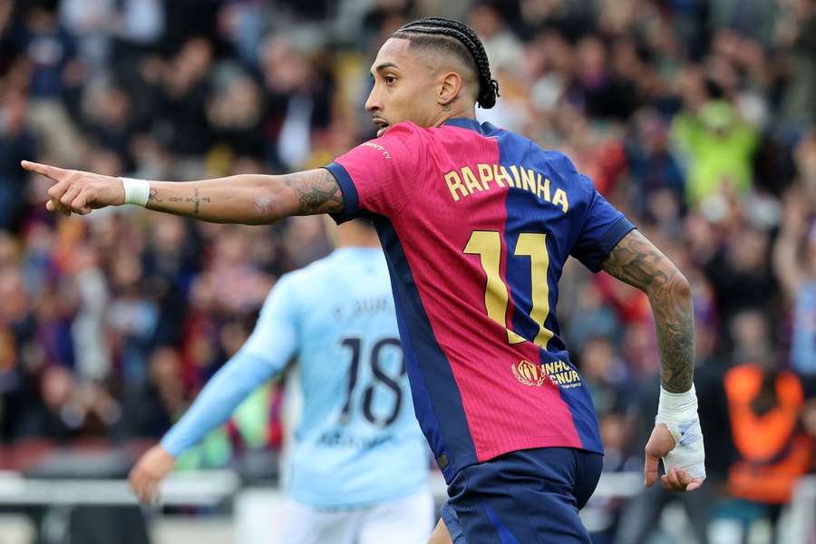 Raphinha vive melhor fase da carreira no Barcelona