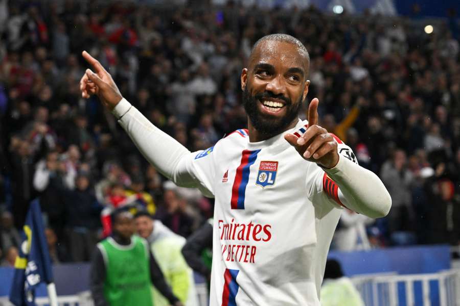 Alex Lacazette scored and assisted a goal for Lyon