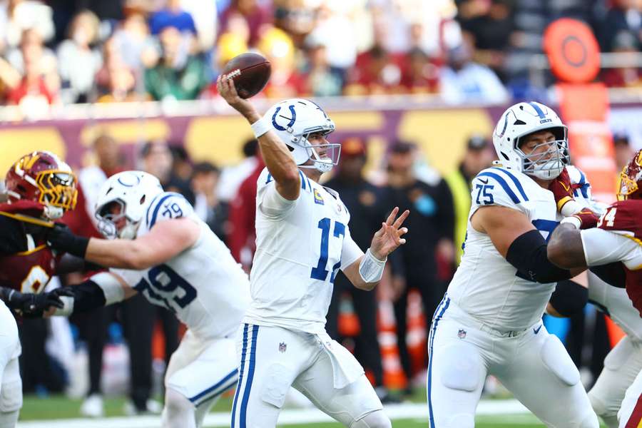 Indianapolis Colts' Daniel Jones in action