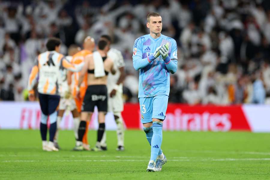 Andtiy Lunin, tras el Real Madrid-Leganés