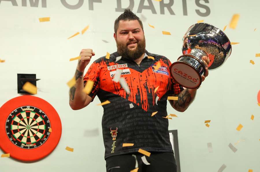 Michael Smith won last year's Grand Slam of Darts and became world champion just under two months later