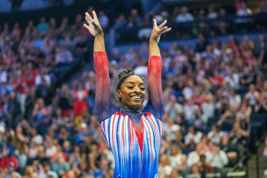 Simone Biles pour la gloire.