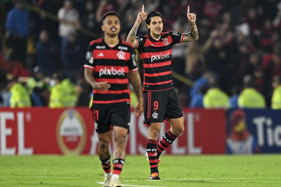 Pedro tornou-se o segundo maior artilheiro do Flamengo na Libertadores