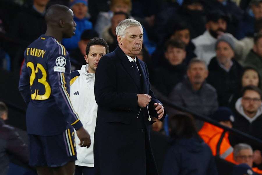Ancelotti watches on